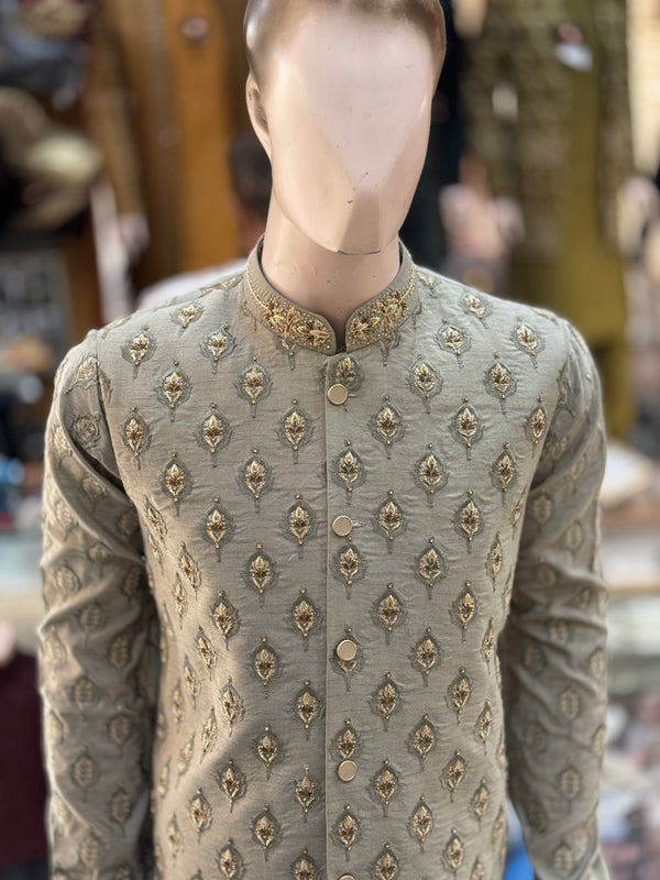 Pistachio  Green Waist coat