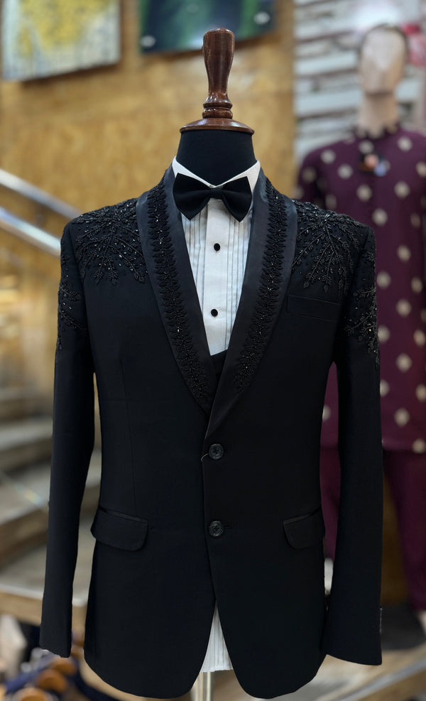 Elegant Black SUITING