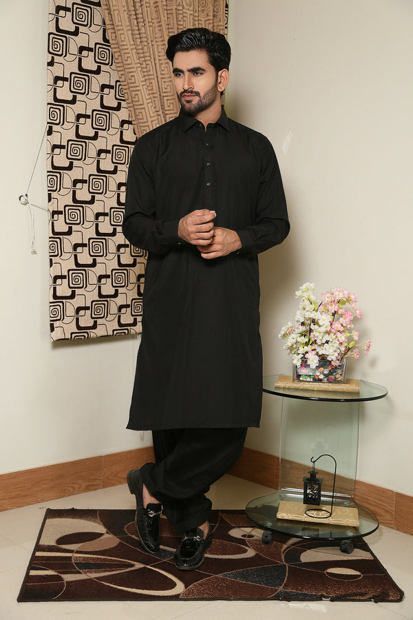 Black Suit Kameez Shalwar