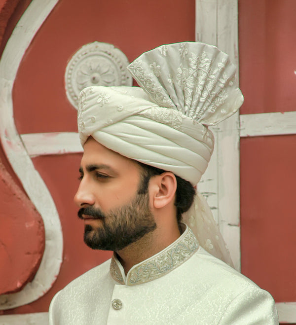 OFF White Messori Embroidered Turban