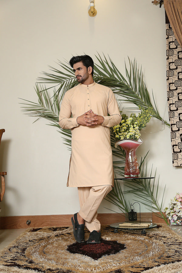 Desert Sand Suit Kurta Pent Trouser